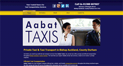Desktop Screenshot of aabattaxis.co.uk